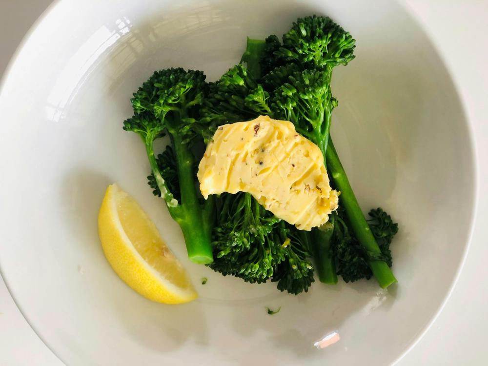 Steamed broccoli
